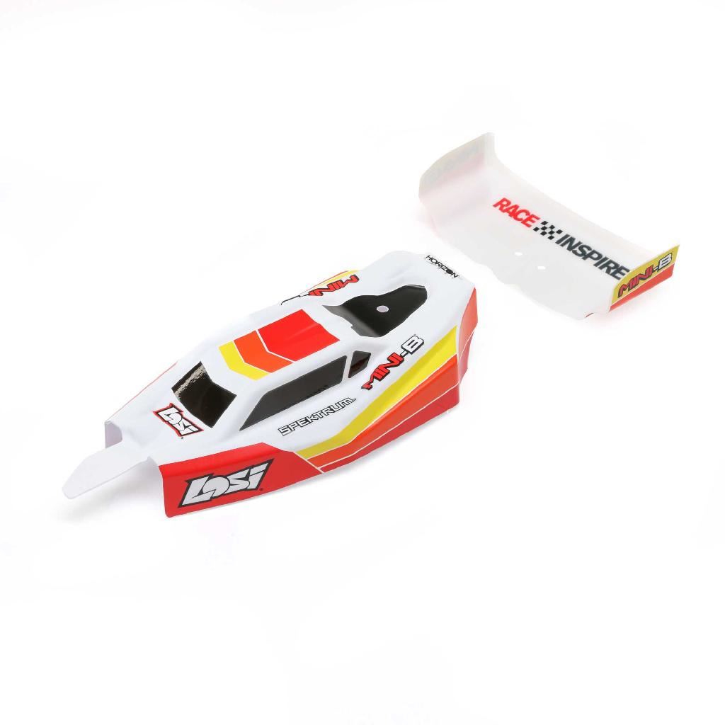 Losi Body & Wing, Red: Mini-B, BL