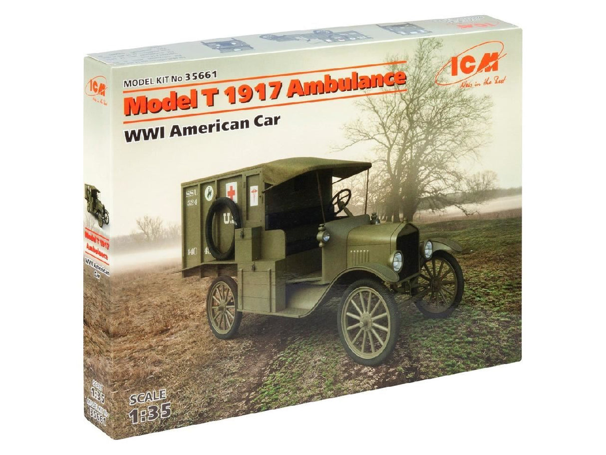 Icm Model T 1917 Ambulance, Wwi American Car