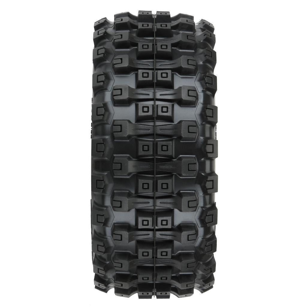 Proline 1/10 Badlands Mx28 Belted F/R 2.8In Mt Tres Mounted 12mm Blk