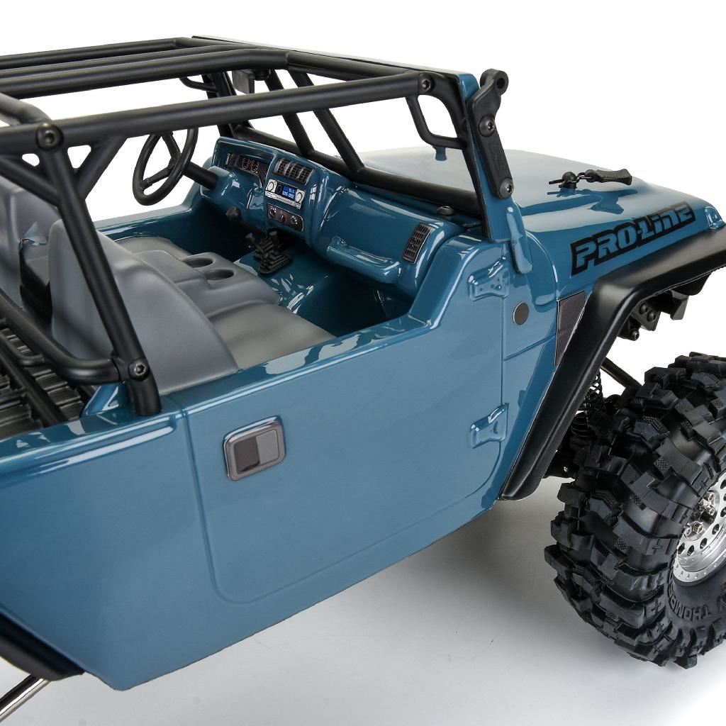 Pro 1/10 2004 Jeep Lj Clear Body/Trail Cage 12.3In Wheelbase Craw