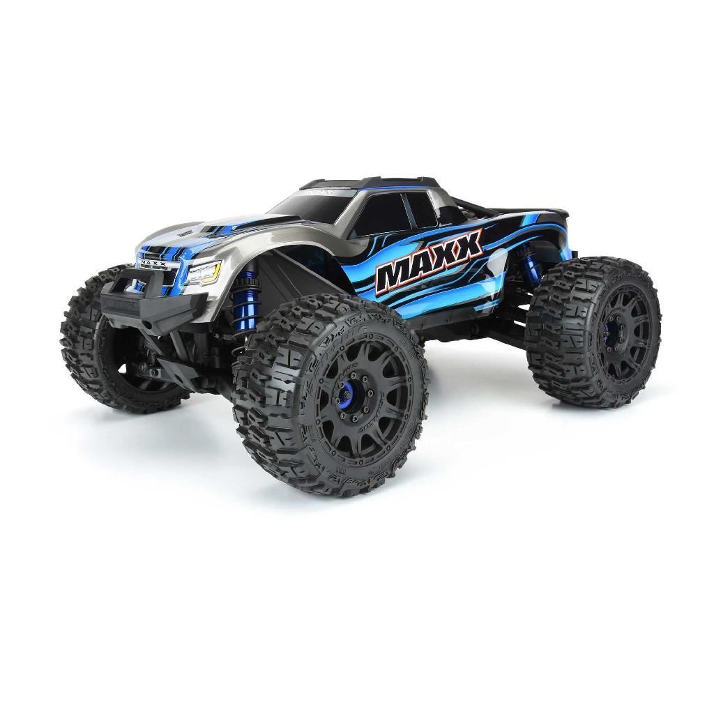 Proline 1/8 Trencher Lp F/R 3.8In Mt Tires Mounted 17mm Blk Raid (2)