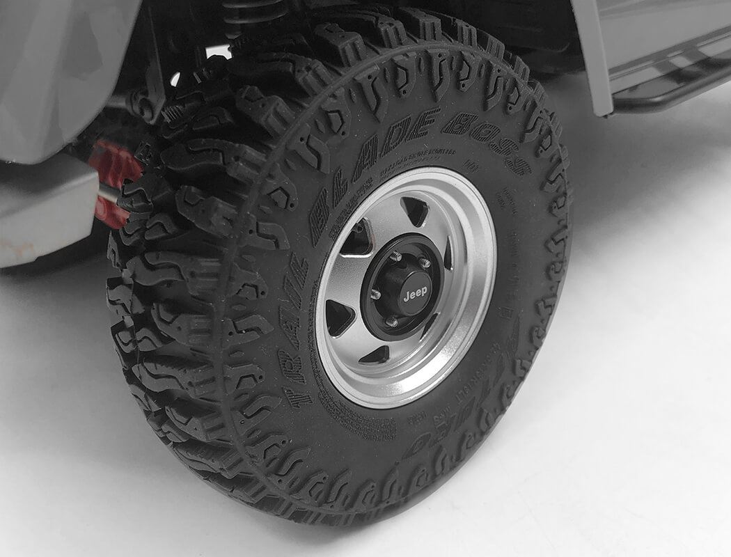 RC4WD OEM XJ 1.9 BEADLOCK WHEELS (CHROME)