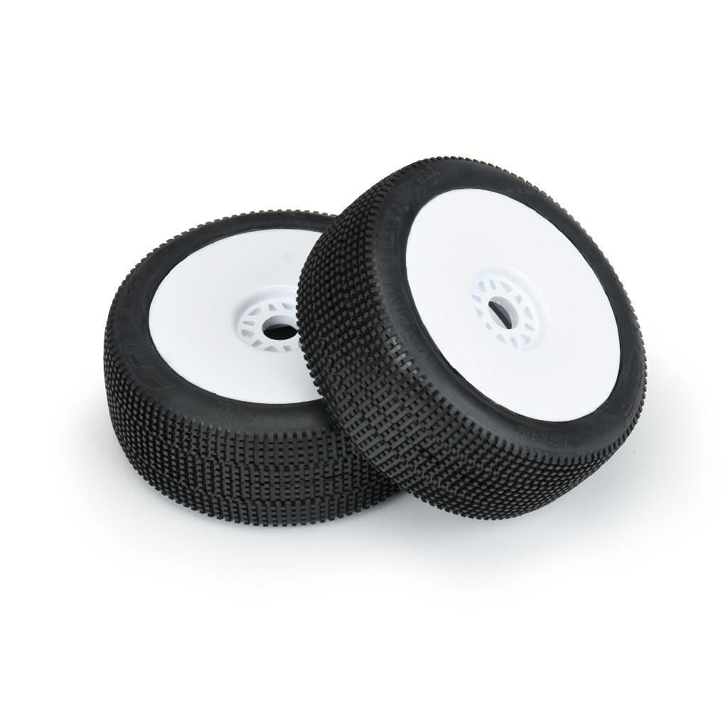 Proline 1/8 Convict S3 Front/Rear Buggy Tires Mounted 17mm White Whe