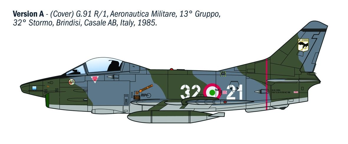 Italeri 1/48 G.91 R1/R3 Inginain
