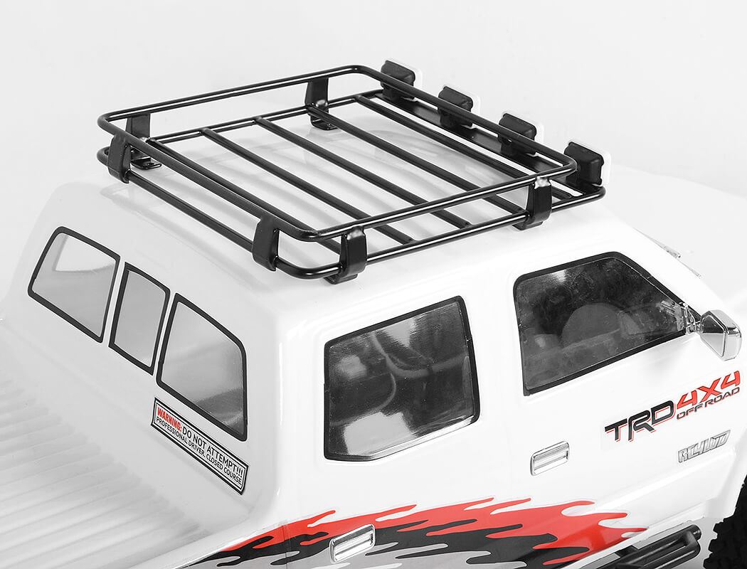 RC4WD STEEL ROOF RACK W/ IPF LIGHTS FOR TOYOTA TACOMA