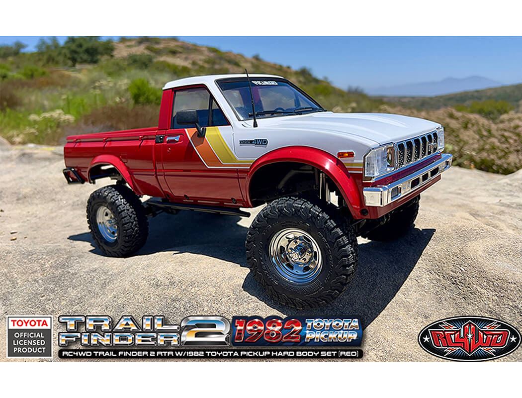Rc4Wd Trail Finder2 Rtr With 1982 Toyota Pickup Hard Body Red