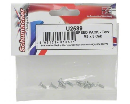Schumacher Speed Pack - Torx M3 x 8 Csk