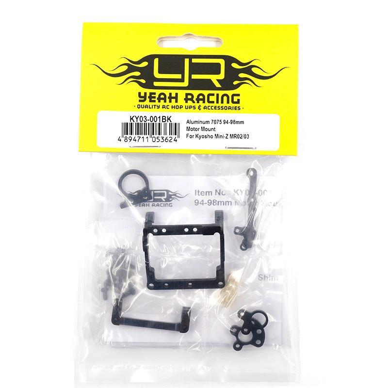 Yeah Racing Aluminum 7075 94-98mm Motor Mount For Kyosho Mini-Z MR02/03
