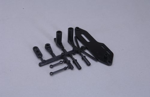 XTM Racing Batt. Retainer/Mnts/Steering - Rage