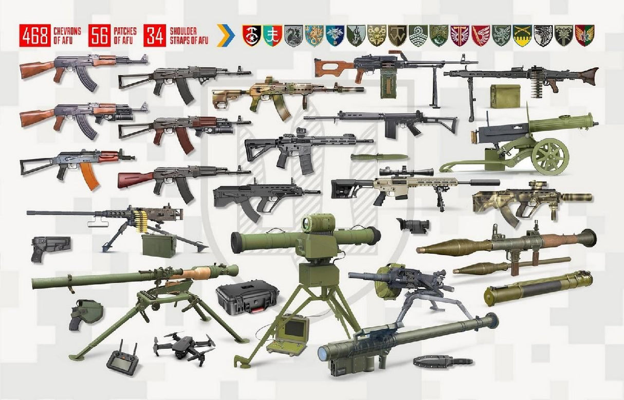 Icm Infantry Weapons & Chevrons Of The Armed Forces Of Ukraine