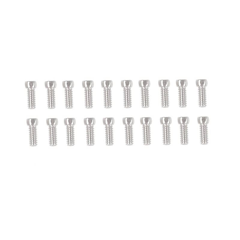 Rc4Wd Scale Hex Head Bolts (M1.6 X 4Mm) Silver