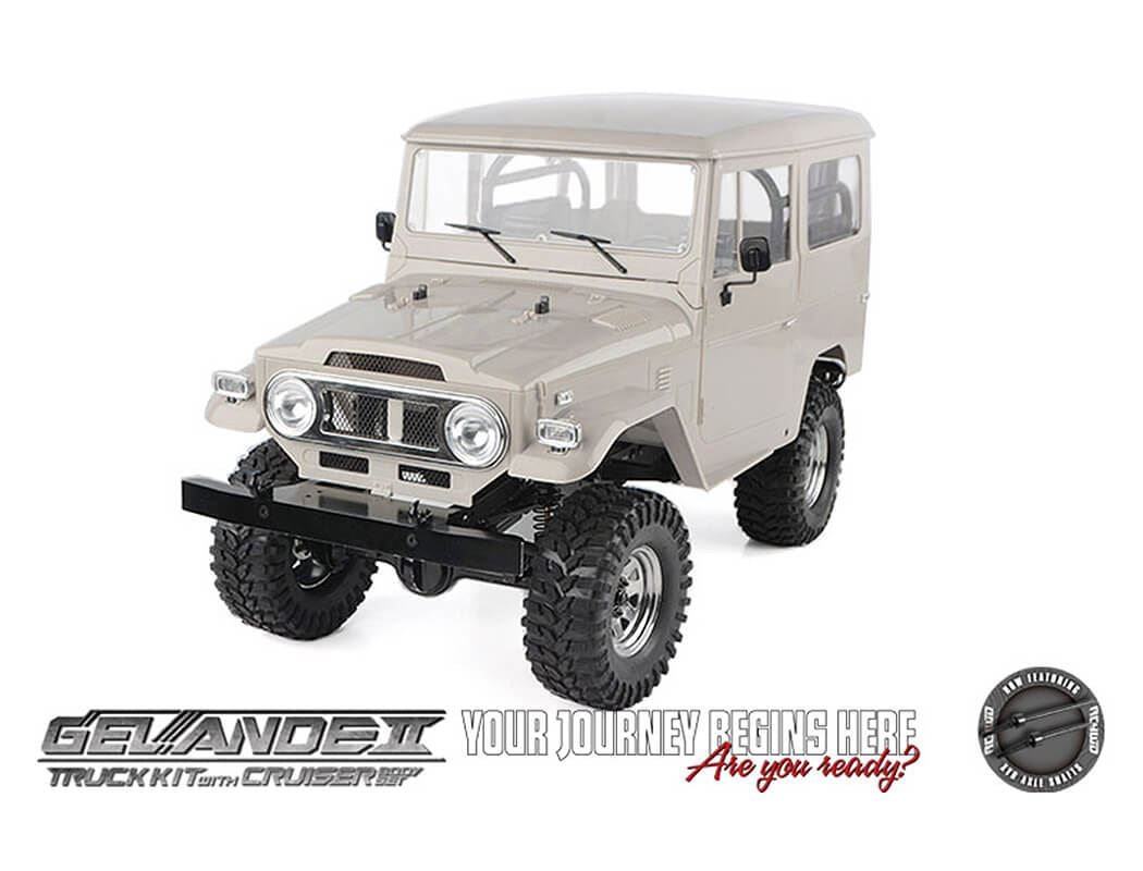 Rc4Wd Gelande Ii Truck Kit With Cruiser Body Set 2025