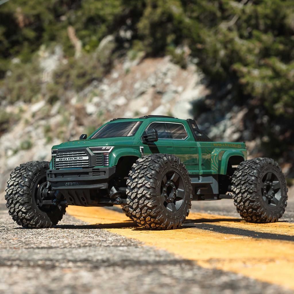 Arrma 1/10 Big Rock 223S Dsc 4X4 Rtr Brushless Monster Truck, Gree