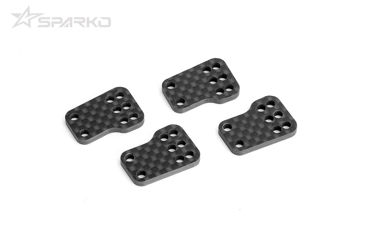 Sparko F8 Carbon Rear Hub Link 2.5Mm (4Pcs)