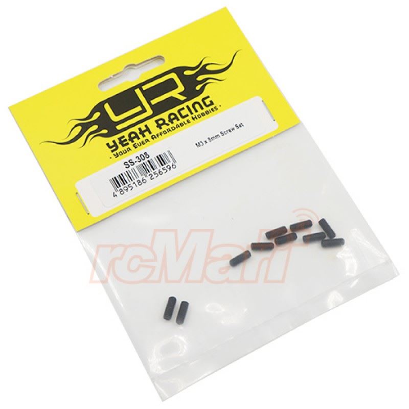 Yeah Racing Steel Set Screw M3x8mm
