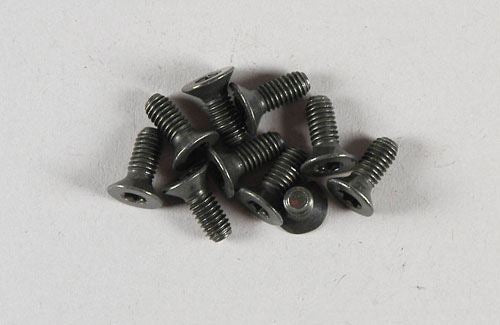 FG Modellsport C.Sunk Torx Screw 4x8mm (Pk10)