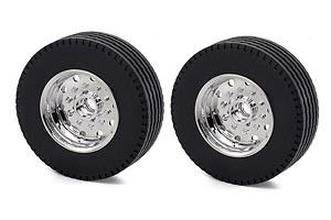 Tamiya Trailer Rim Chrome