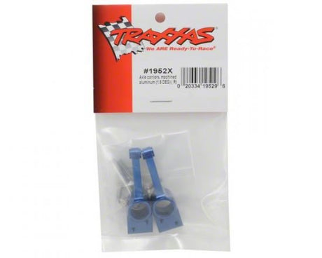 TRAXXAS Carriers, stub axle (blue-anodised 6061-T6 aluminium)(rear)