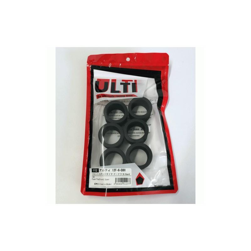 ULTI 1/12 Doughnut Front tyre J-Medium 3pairs