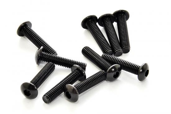 Hobao M4X18mm Hex Socket Button Head Screws (Pk 10)