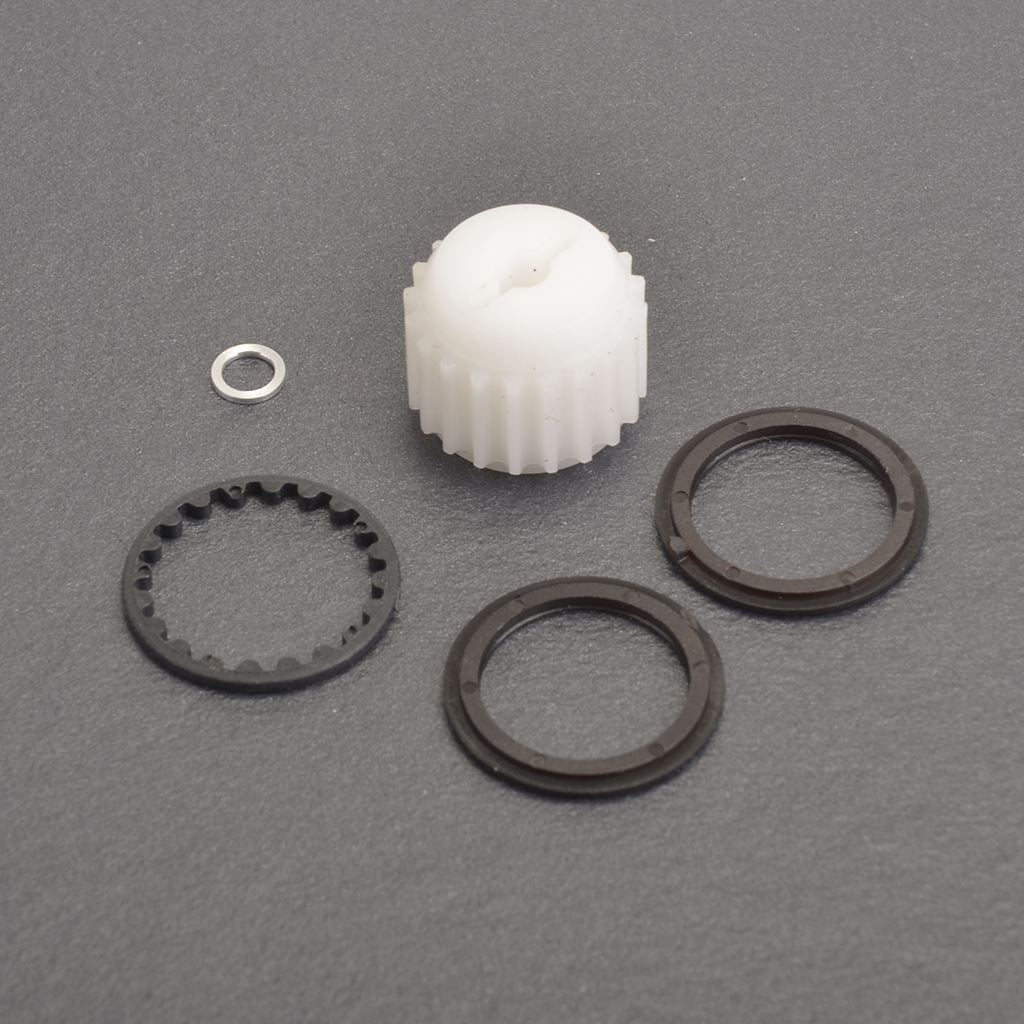 Schumacher CNC Pulley; 20T + Spacer - Mi2 E.C.