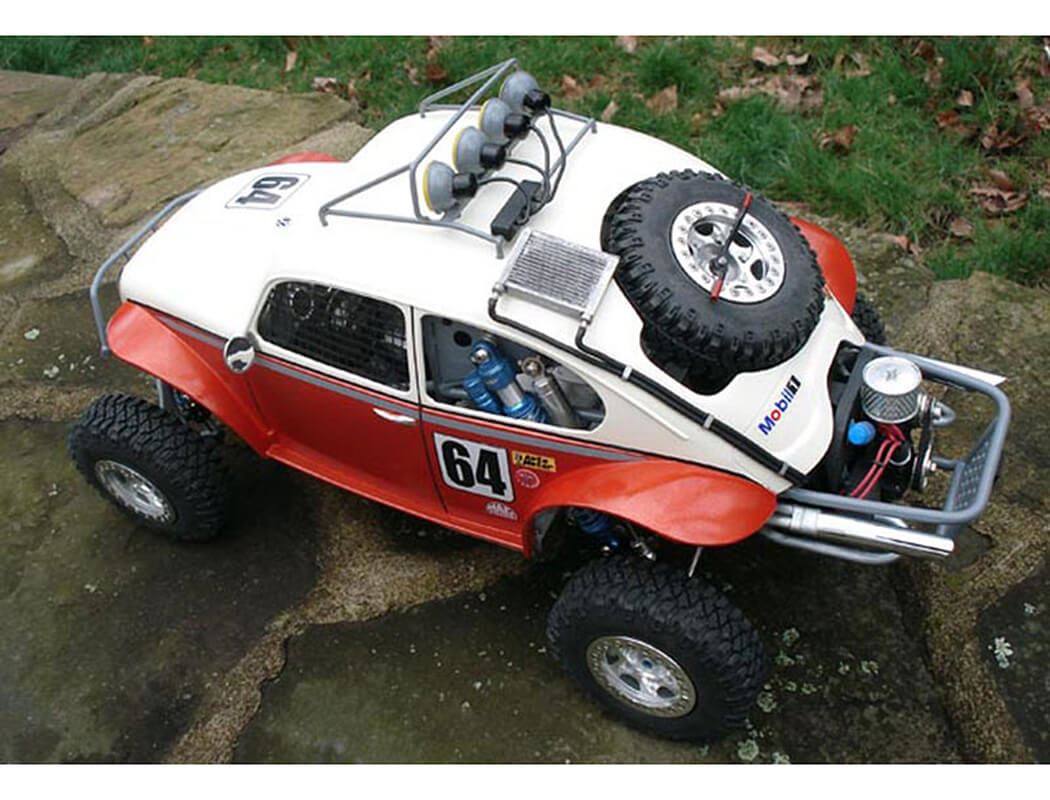 RC4WD KING OFF-ROAD SCALE PIGGYBACK SHOCKS W/FAUX RESERVOIR (100MM)