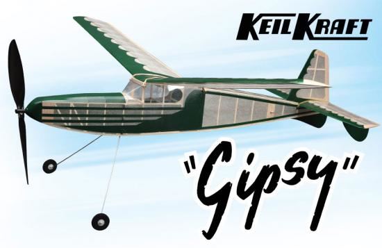 Keil Kraft Gipsy Kit - 40" Free-Flight Rubber Duration (A-KK2050)