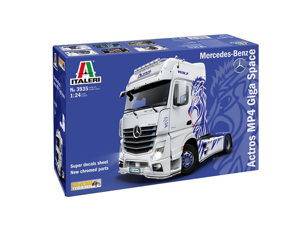 Italeri 1/24 Mercedes Benz Actros Mp4 Showtruck