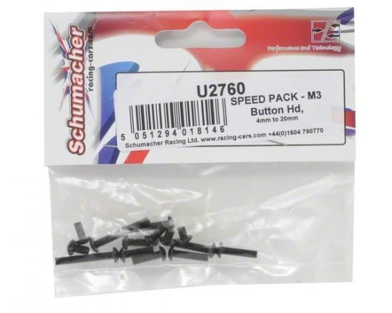 Schumacher Speed Pack - M3 Button Hd; 4 to 20