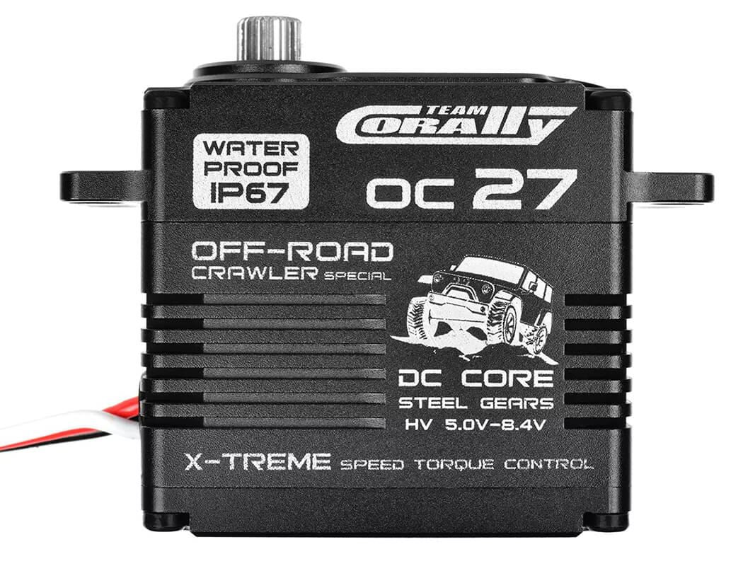 Corally Oc27 Hv Digital Servo 5-8.4V Ip67 Steel Gear Alloy C