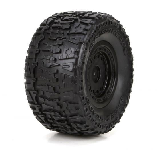 ECX Front/Rear Premount Tire: 1/18 4WD Ruckus (2)