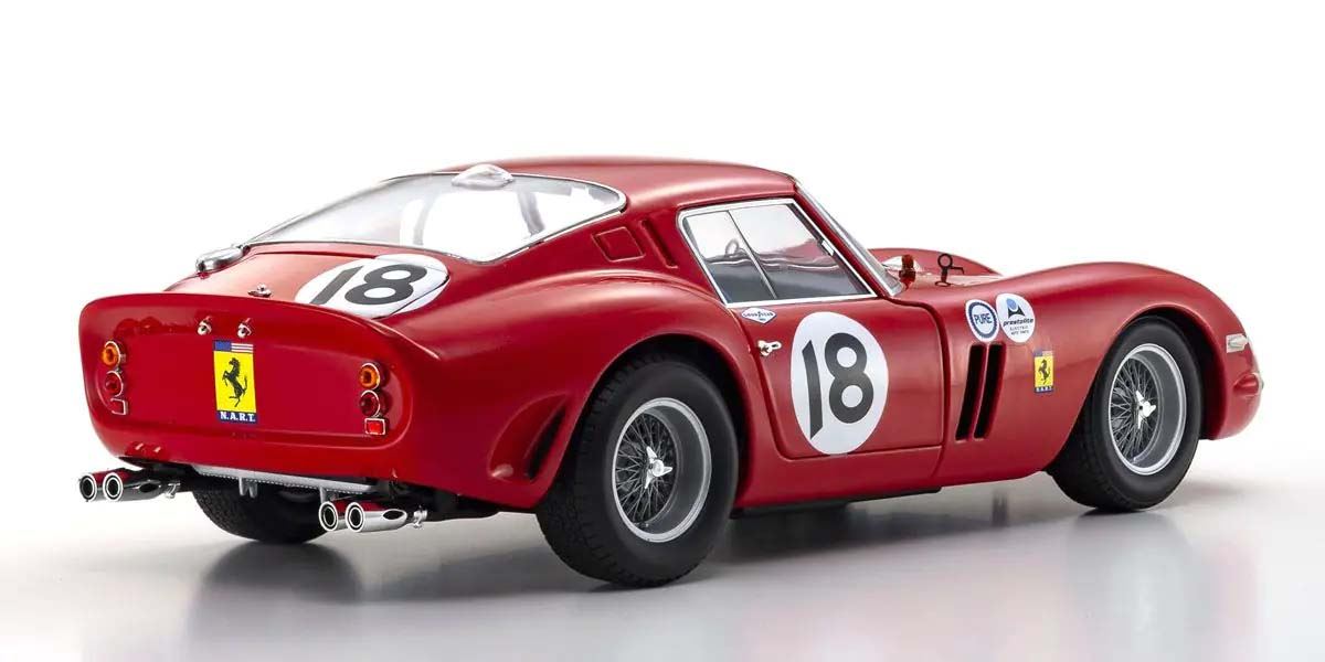 Kyosho 1:18 Ferrari 250 Gto Daytona 3H 1St Oa 1963 Nr.18
