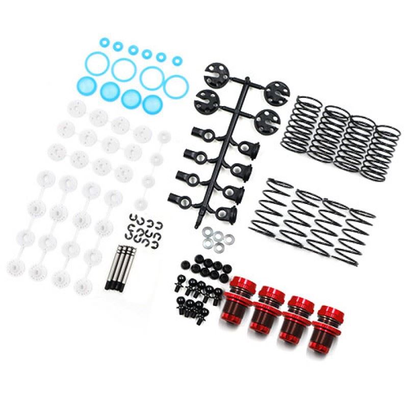 Yeah Racing QUTUS Slider 55mm Damper Set for 1/10 RC Drift Car Red