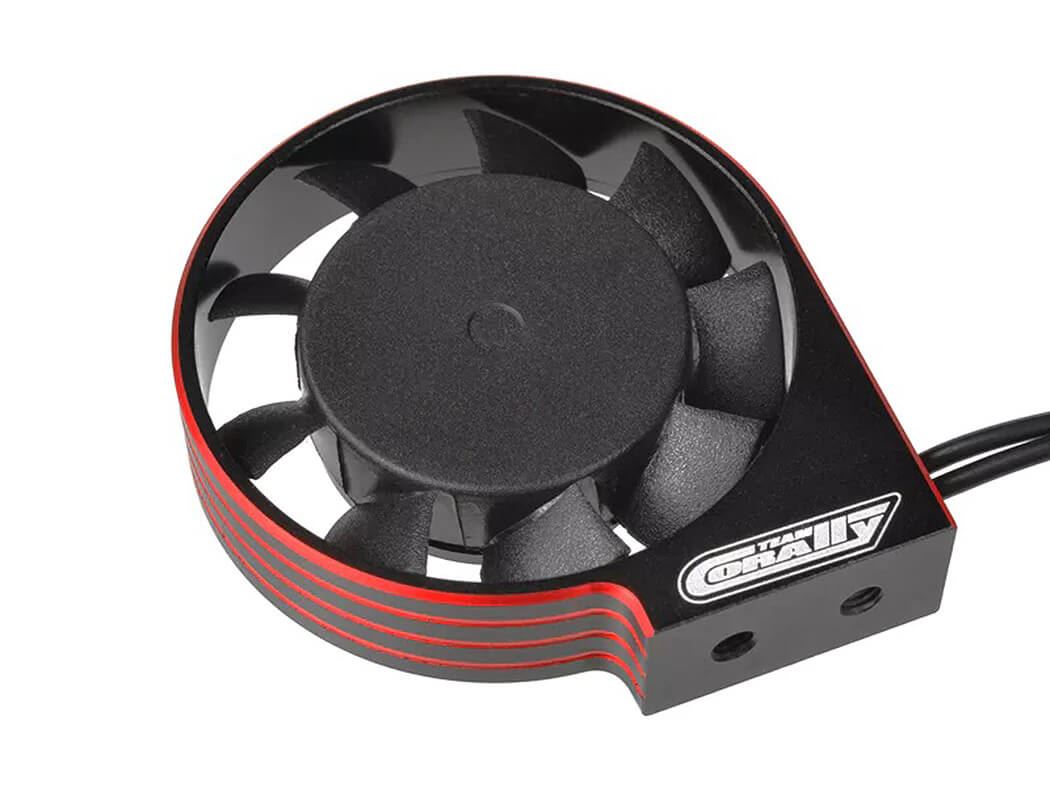 CORALLY ESC ULTRA HIGH SPEED FAN XF-40 BEC CONN. 40MM BK/RE