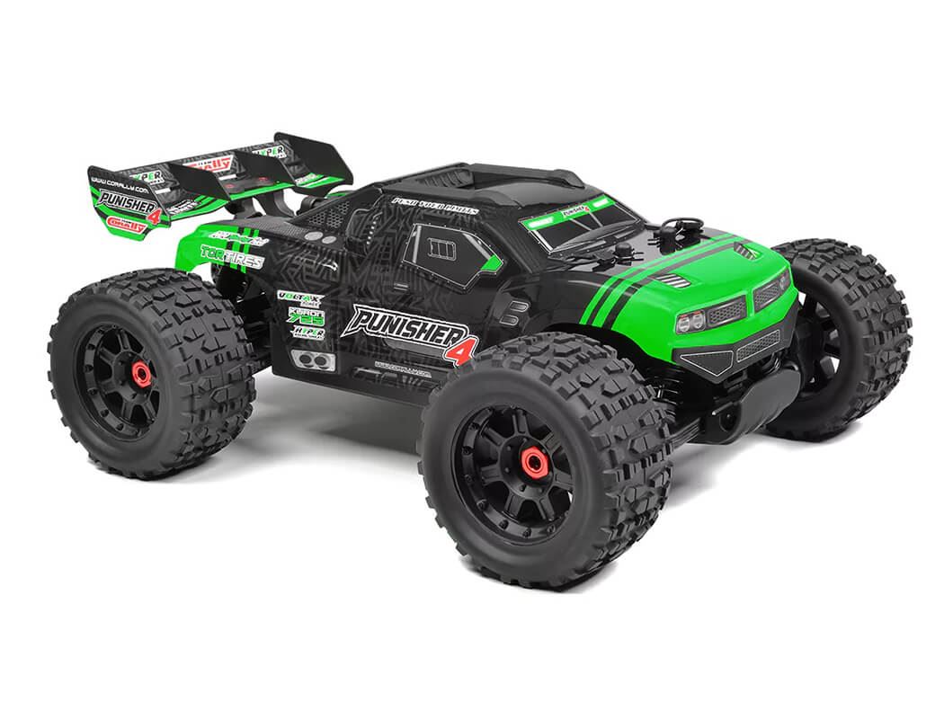 Corally Punisher 4 Brushless 4S Basher Truck Rtr - Green