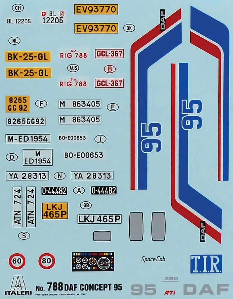 Italeri DAF 95 Master Truck RR