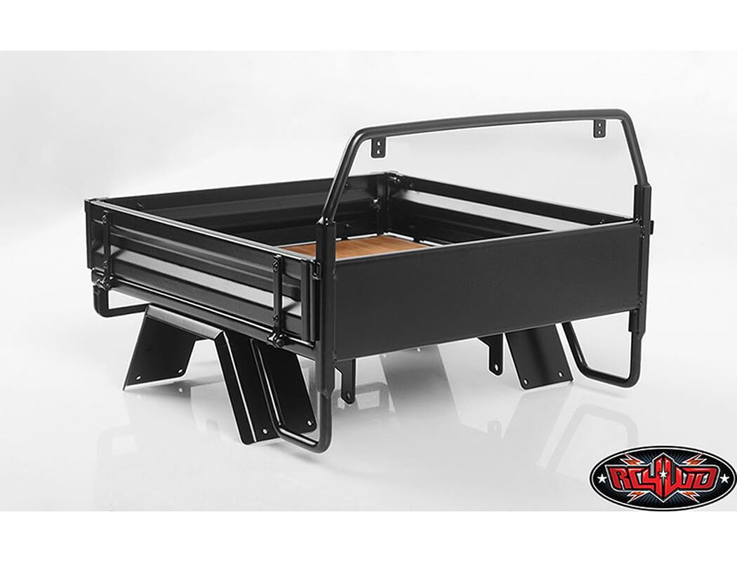 RC4WD KOBER REAR BED W/ MUD FLAPS FOR TF2 MOJAVE BODY (BLACK)