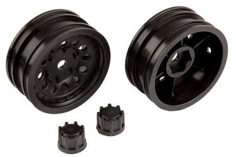 ASSOCIATED CR12 WHEEL SET (BLACK)