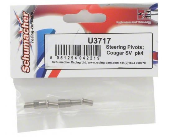 Schumacher Steering Pivots - Cougar SV pk4