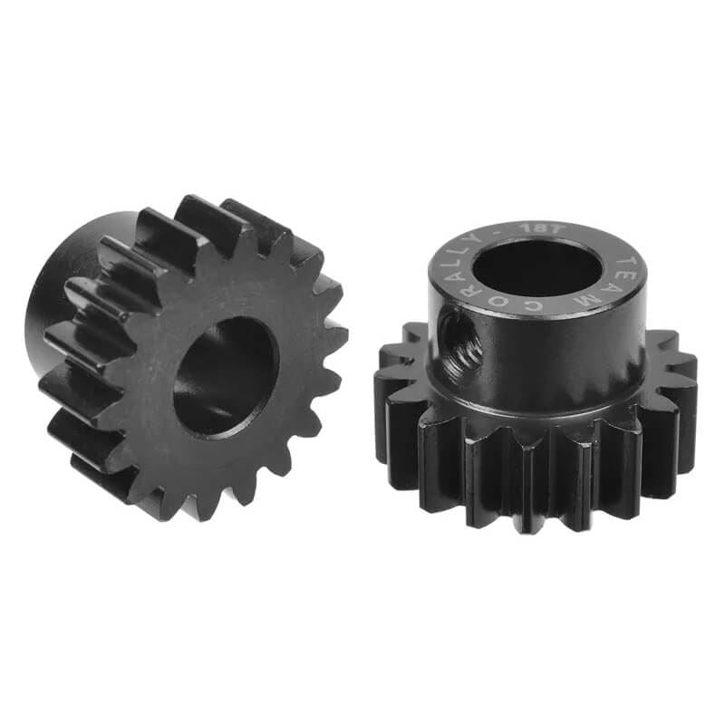 Corally M1.0 Pinion Short Hardened Steel 18 Teeth 8Mm