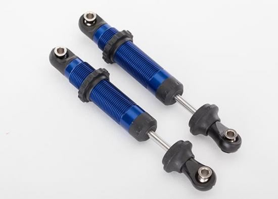 Traxxas Shocks, Gts, Aluminum (Blue-Anodized) Assembled (2)