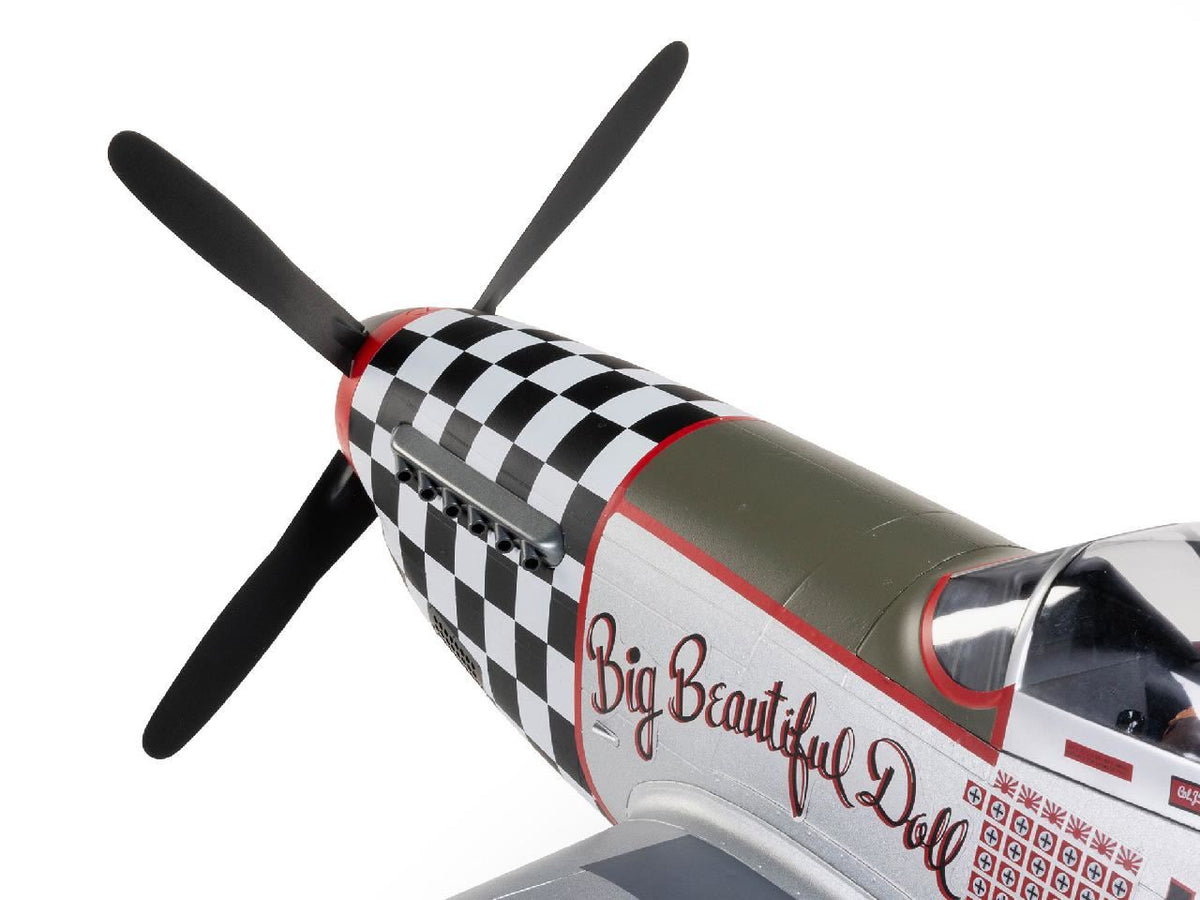 E Flite P-51D Mustang Inbig Beautiful Dollin 1.5M Pnp