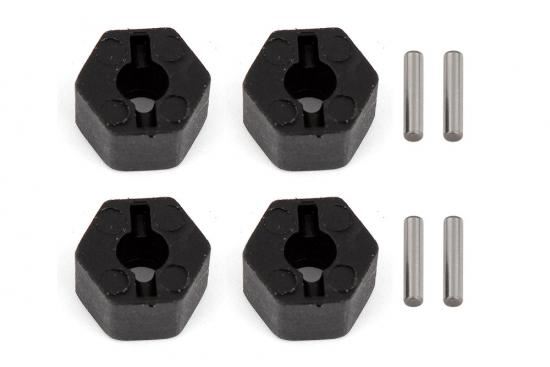 ASSOCIATED CR12 WHEEL HEXS & PINS SET