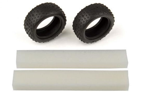 ASSOCIATED REFLEX 14B/14T WIDE MINI PIN TYRES W/INSERTS