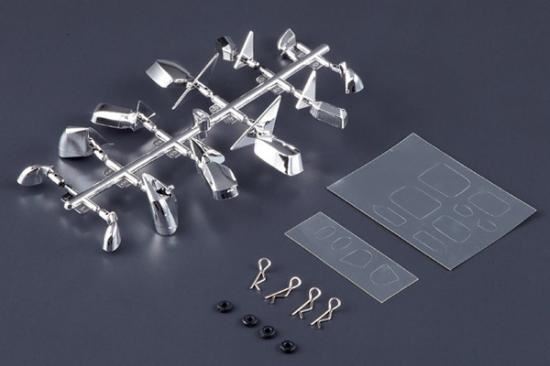 FASTRAX CHROME WING MIRROR SET 6 TYPES