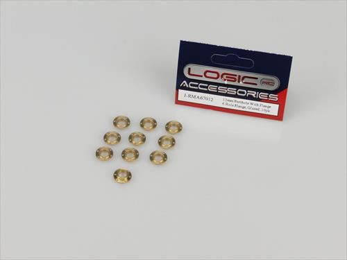 RACTIVE Porthole, 12mm, With 6 Hole Flange, Glazed, 10pk