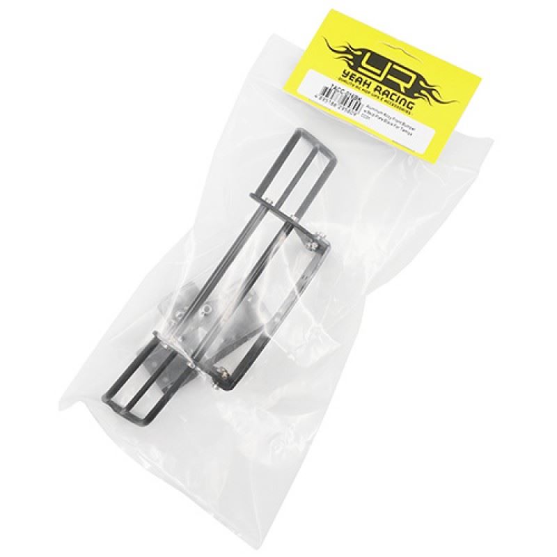 Yeah Racing Aluminum Alloy Adjustable Front Bumper Black For Tamiya CC01