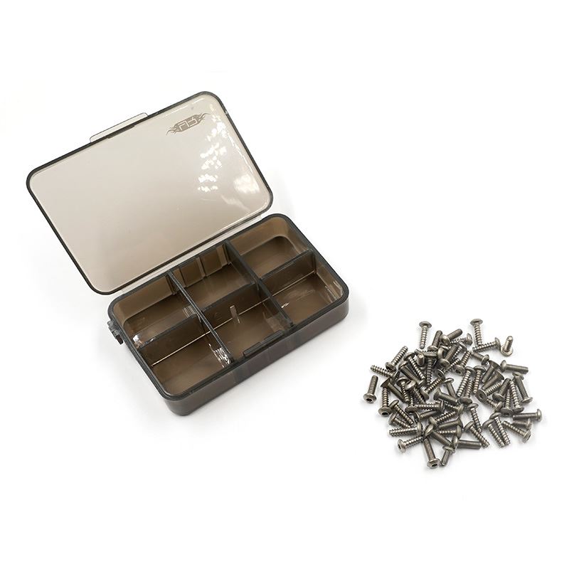 Yeah Racing Titanium Screw Assorted Set w/Box For Tamiya DF-03