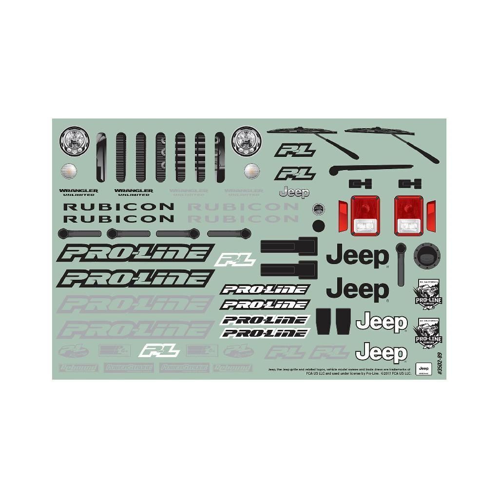 Proline 1/10 Jeep Wrangler Unlimited Rubicon Clr Body 12.8In Wb Trx-4