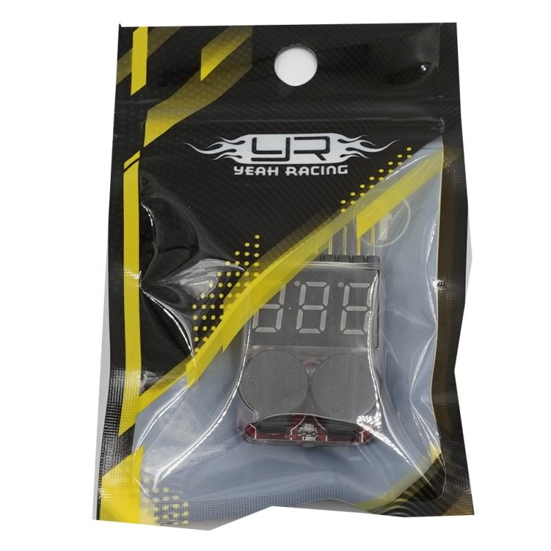 Yeah Racing Li-Po Monitor With LCD Version 1S-8S